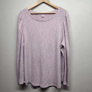 Old Navy Knit Sweater Women Size XXL Pink Long Sleeve Feminine Casual Modest